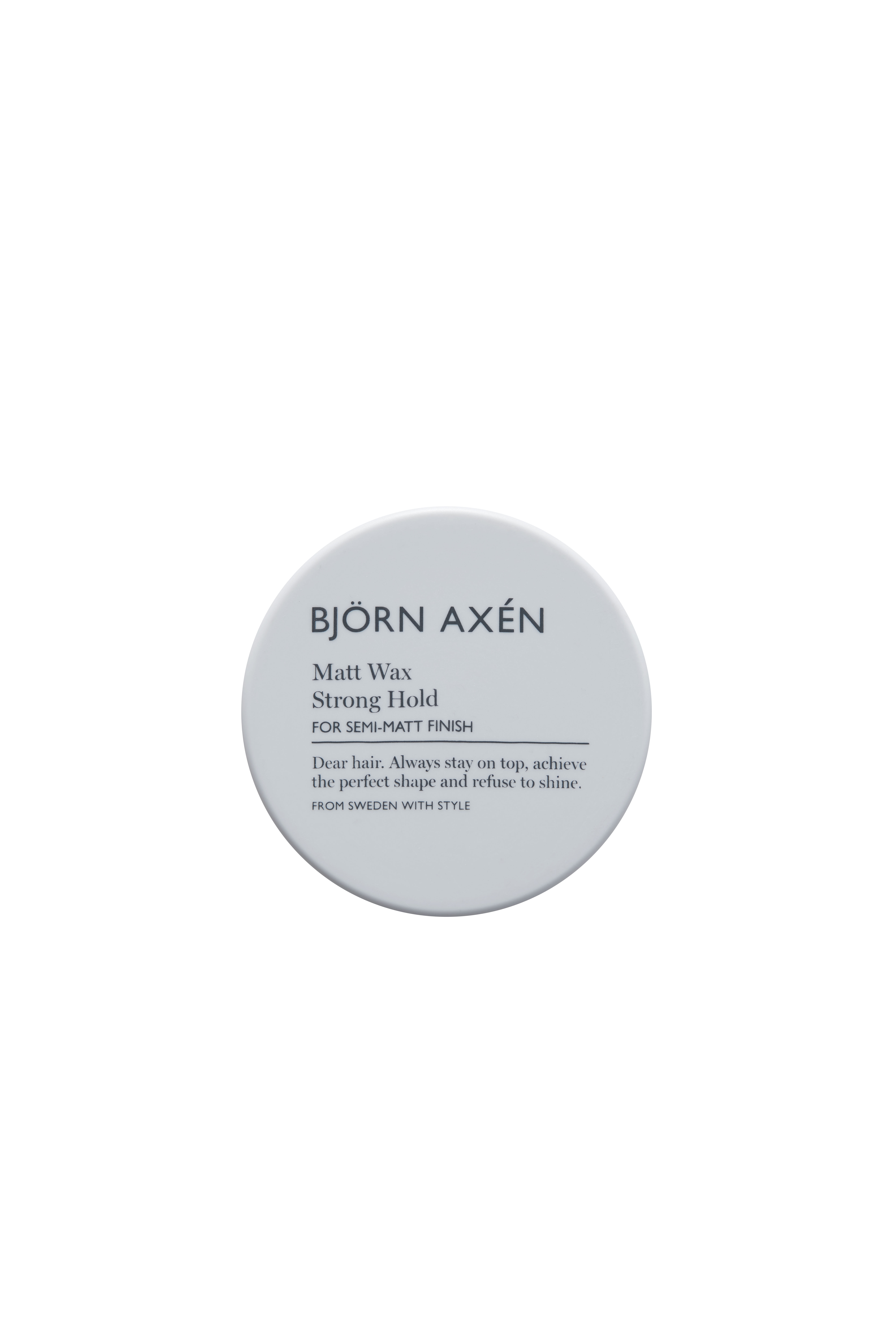 Віск сильної фіксації з матовим фінішем Björn Axén Matt Wax Strong Hold for Semi-Matt Finish